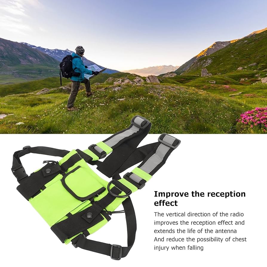 Amazon.com: Radio Chest Harness with Reflective Strips